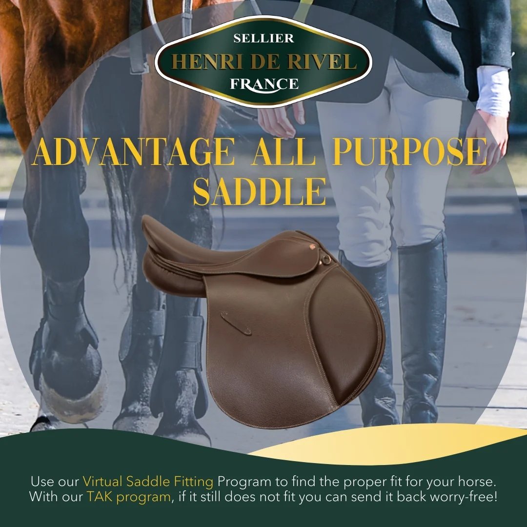 HENRI DE RIVEL ADVANTAGE ALL PURPOSE SADDLE