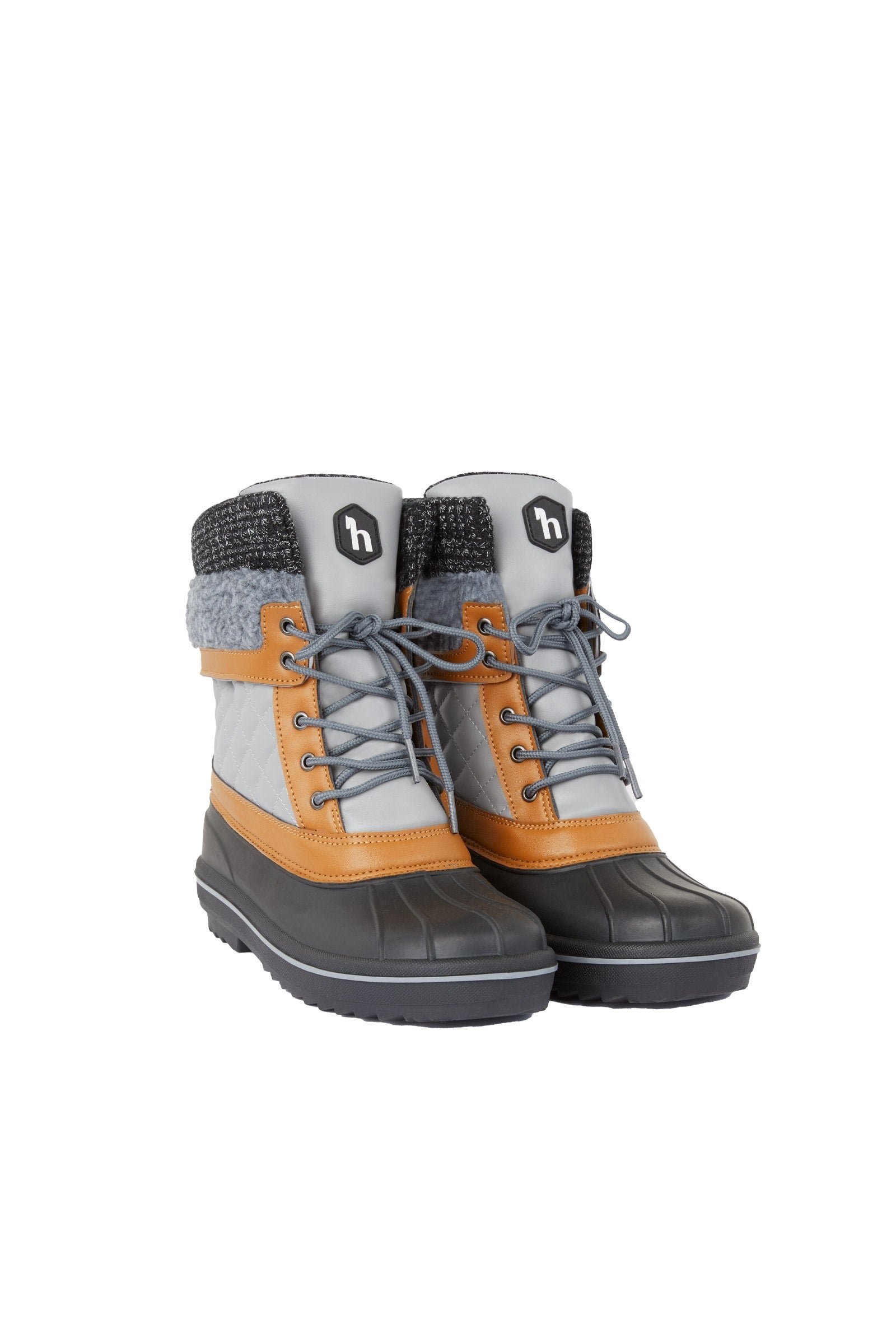 Horze Salzburg boots, women’s winter stable boots, faux fur lined stable boots, adjustable lace stable boots, winter equestrian boots, durable winter riding boots