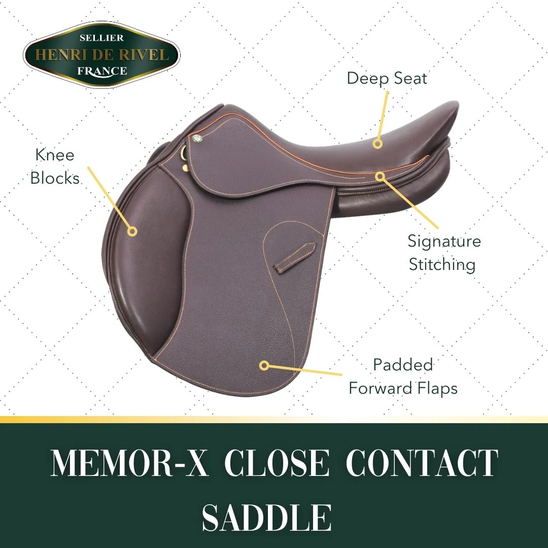 HENRI DE RIVEL MEMOR-X CLOSE CONTACT SADDLE