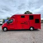 Bright red Horsebox Company coach built 3.5t horsebox for sale - Image 18