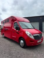 Bright red Horsebox Company coach built 3.5t horsebox for sale