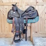 15" Vintage Circle Y Equitation Saddle w/ Tack