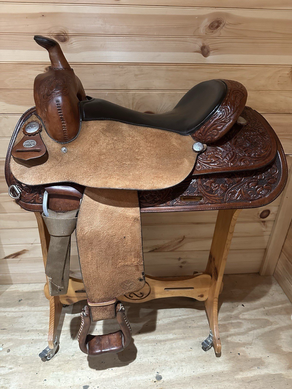 Circle Y Cutter Western Saddle