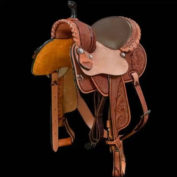 3 Barrel Classic Western Saddle - Image 2