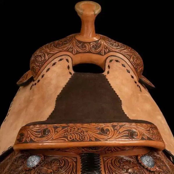 Buck Stitched Roper Saddle - Image 4