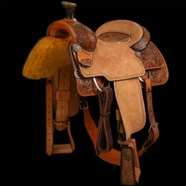 Half Carved Roper Saddle - Image 2